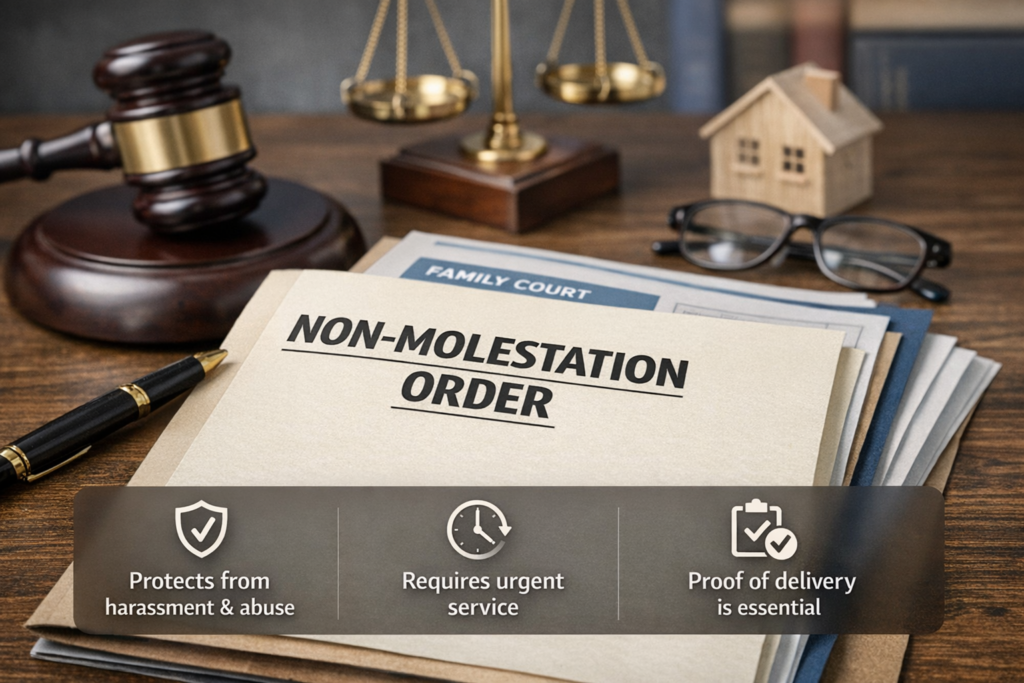 non-molestation order