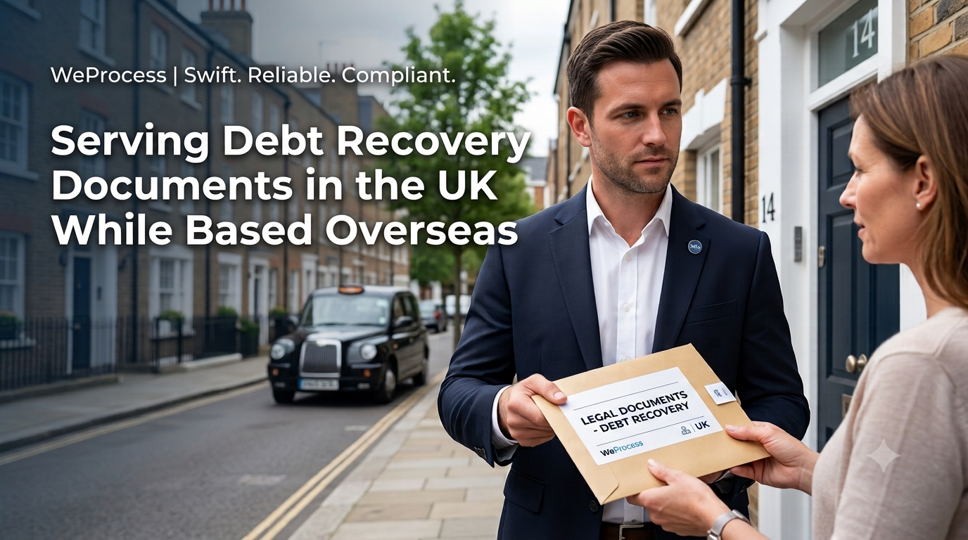 UK process server for debt recovery