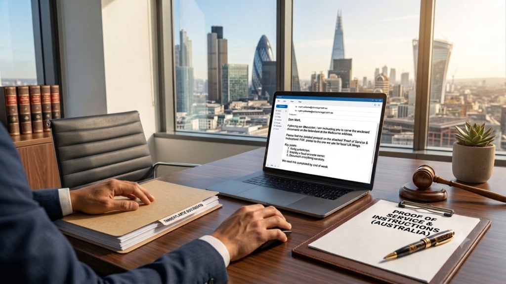 instruct a uk process server