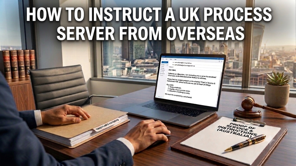 instruct a uk process server