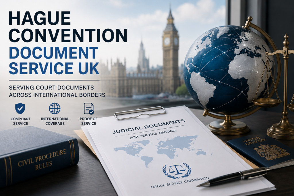 Hague Convention document service UK