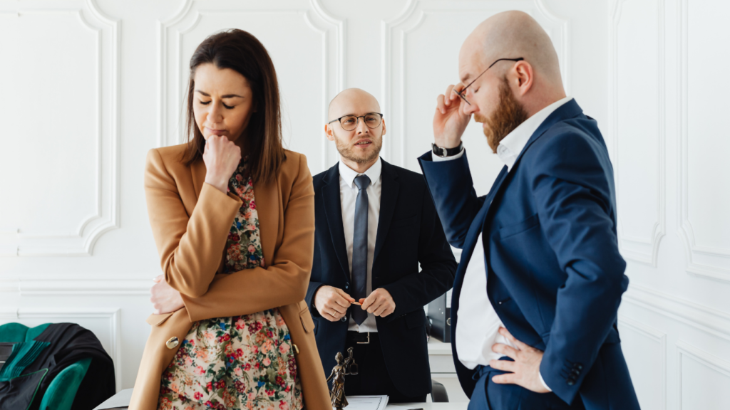 Divorce Papers UK – Do Both Spouses Have to Agree? Copy Couple discussing divorce papers UK during a marital disagreement Copy